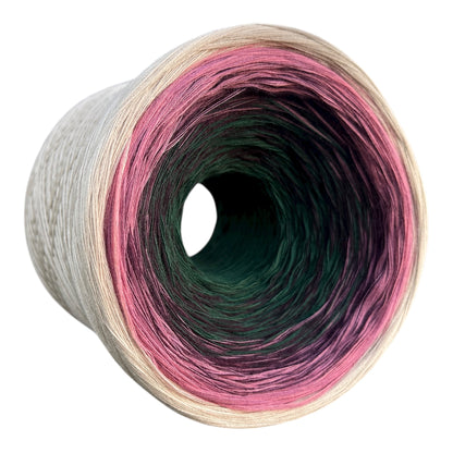 October - Cosmos, Gradient Cotton Natural Fiber Yarn - Rena'sThreadandCrafts