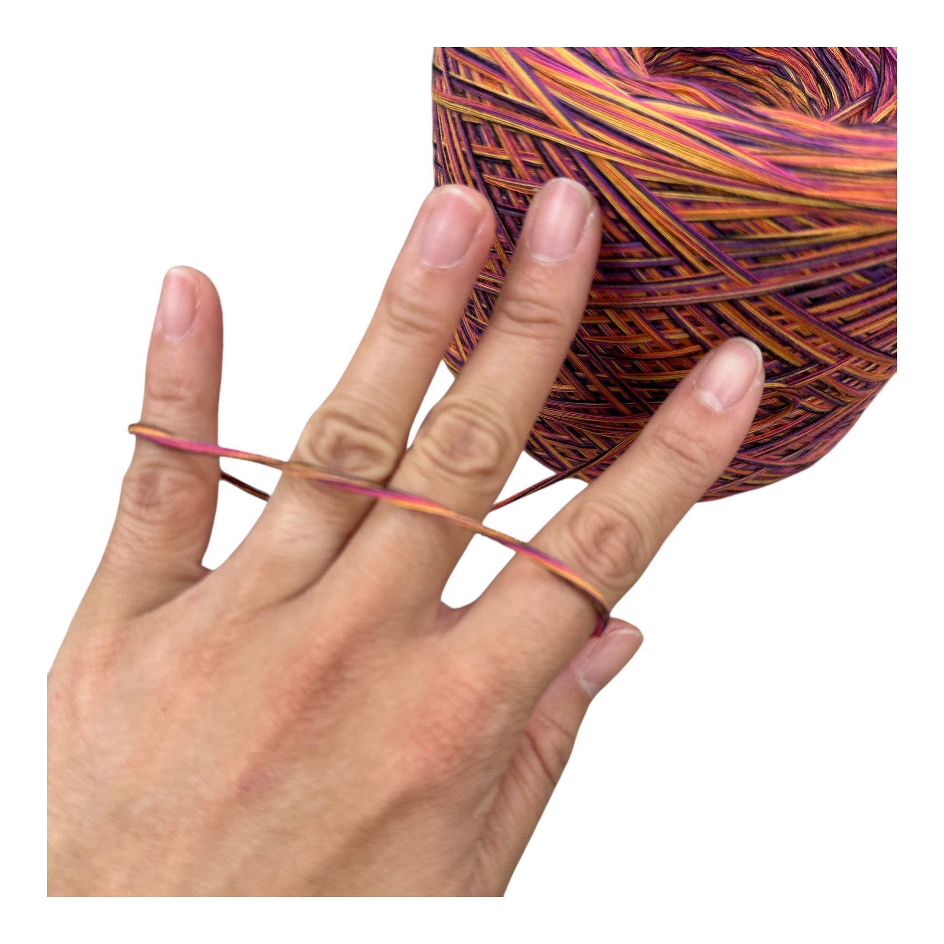 (Copy) 12ply cotton, Variegated Cotton Natural Fiber Yarn - Rena'sThreadandCrafts