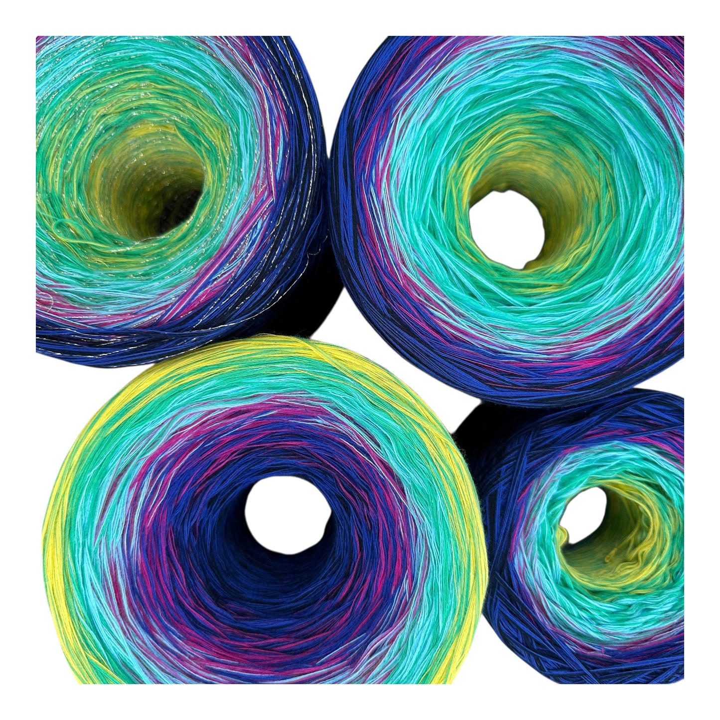 Party Lights, Gradient Cotton Natural Fiber Yarn
