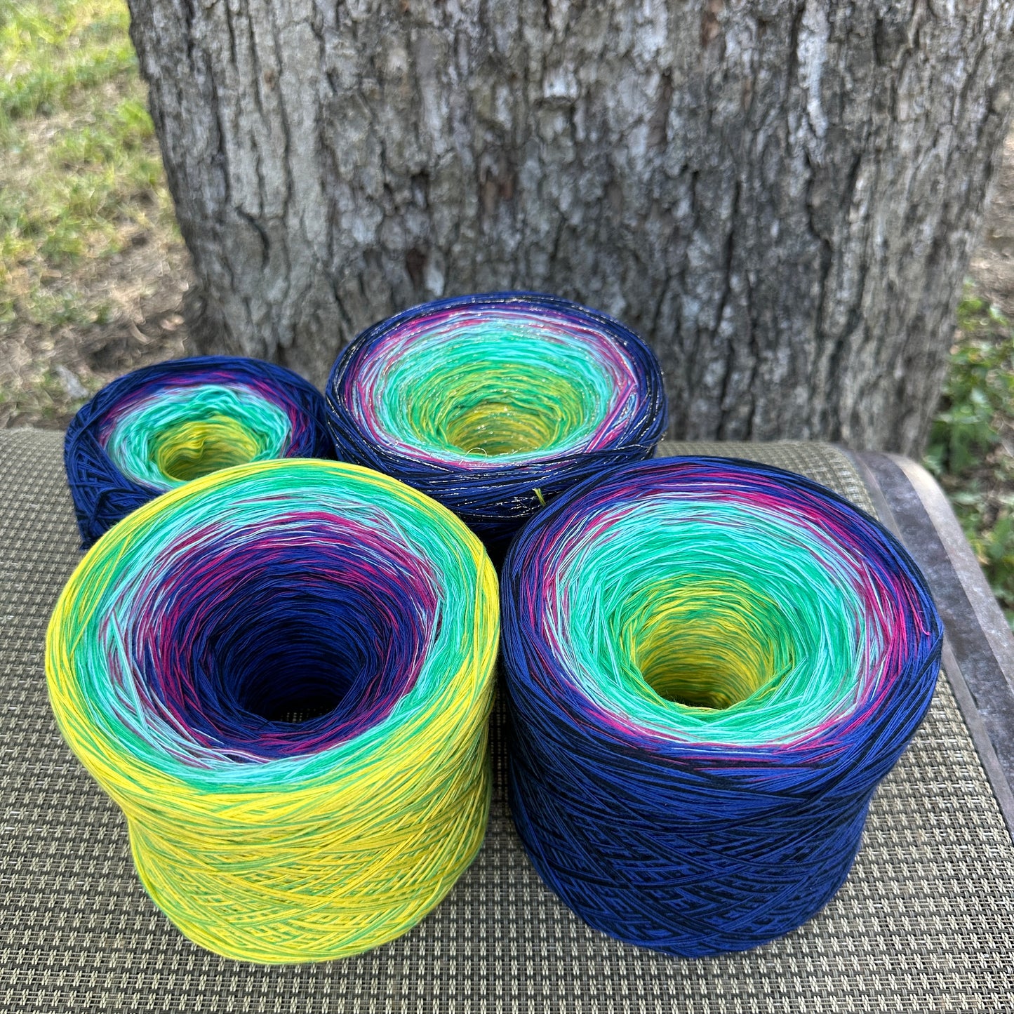 Party Lights, Gradient Cotton Natural Fiber Yarn