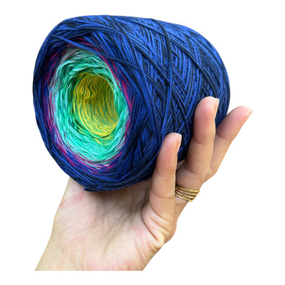 Party Lights, Gradient Cotton Natural Fiber Yarn