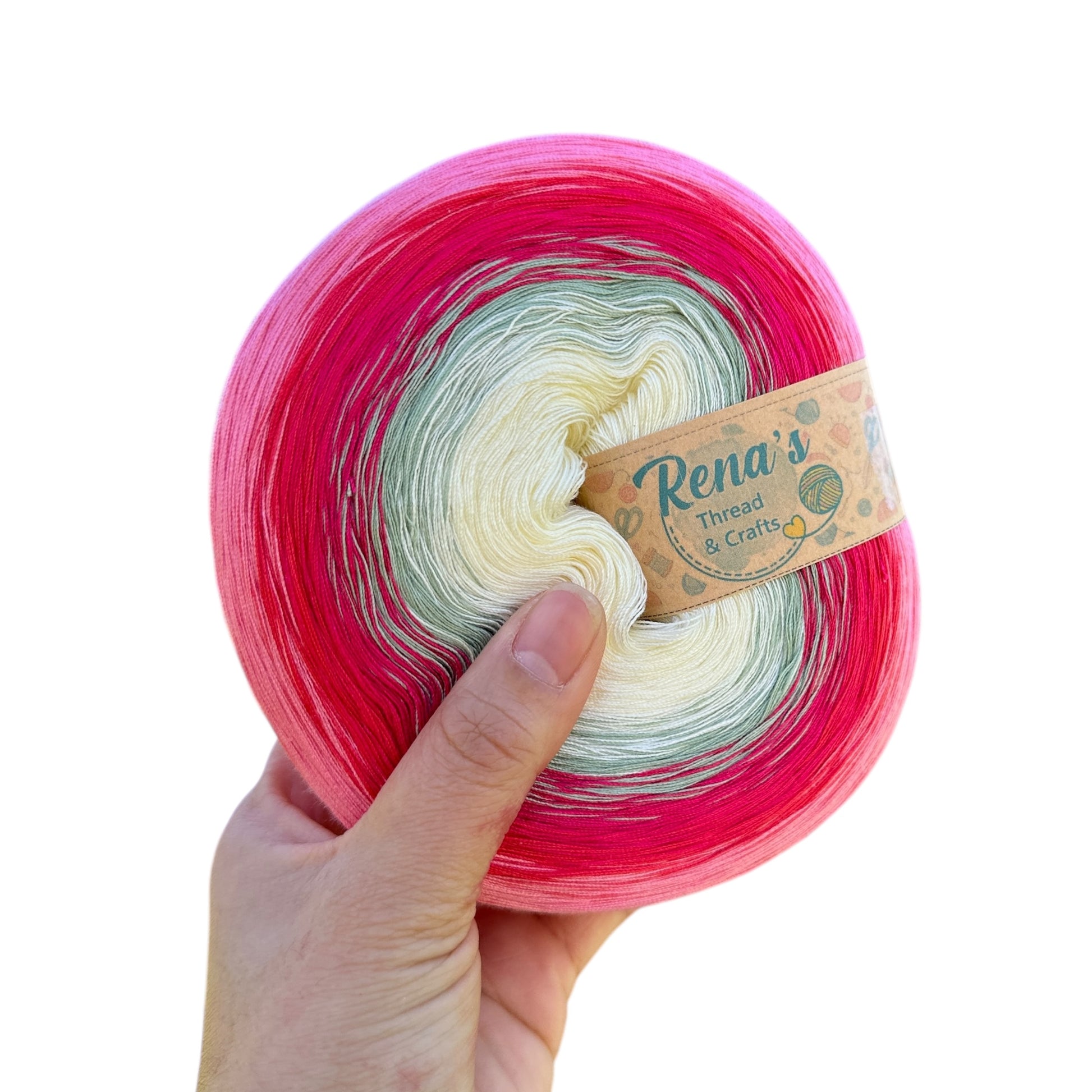 Peony, Polyester Gradient Yarn - Rena'sThreadandCrafts