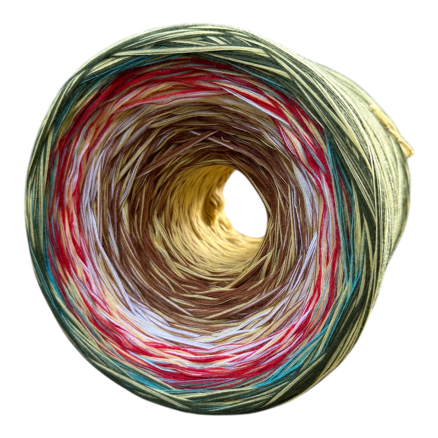 Pineapple Play Mix, Gradient Cotton Natural Fiber Yarn