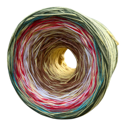 Pineapple Play Mix, Gradient Cotton Natural Fiber Yarn