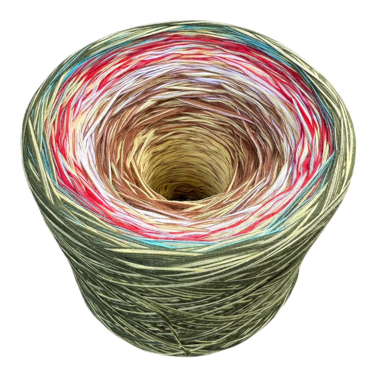 Pineapple Play Mix, Gradient Cotton Natural Fiber Yarn