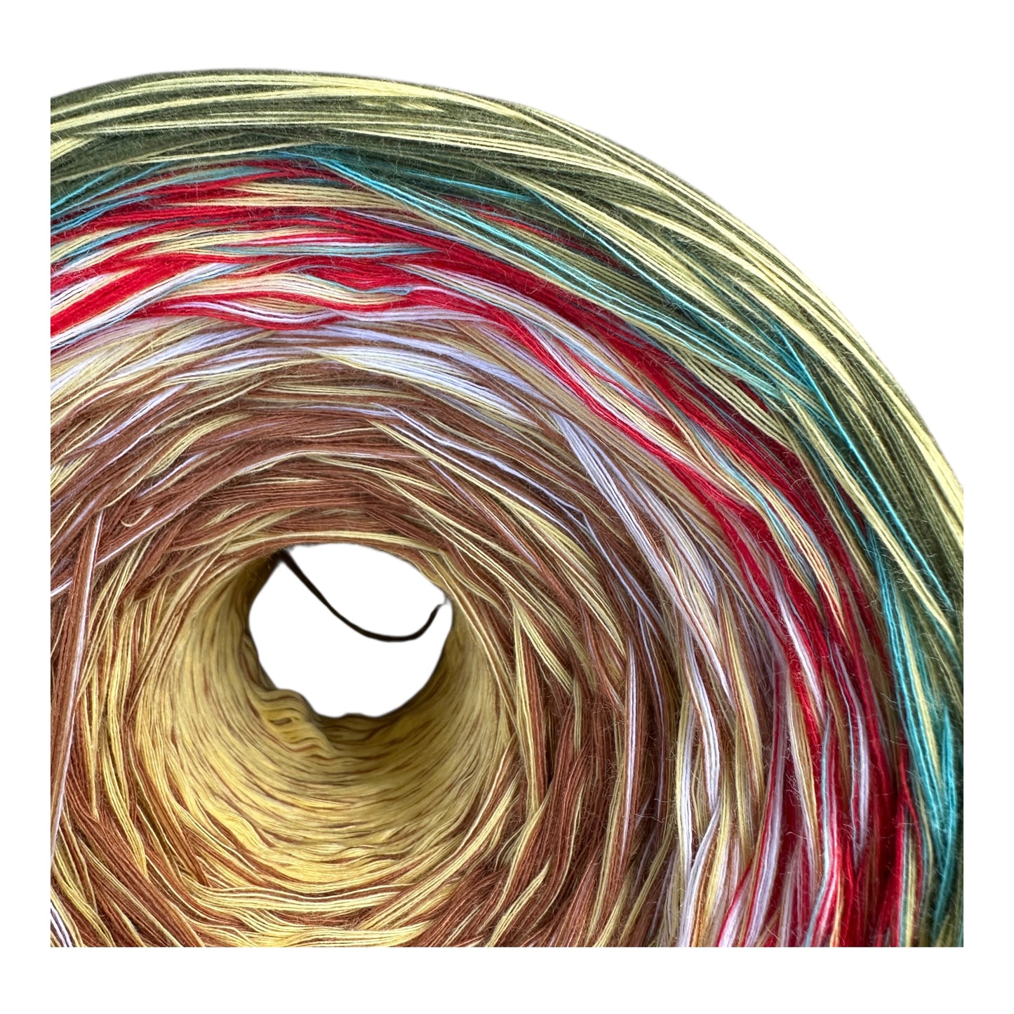 Pineapple Play Mix, Gradient Cotton Natural Fiber Yarn
