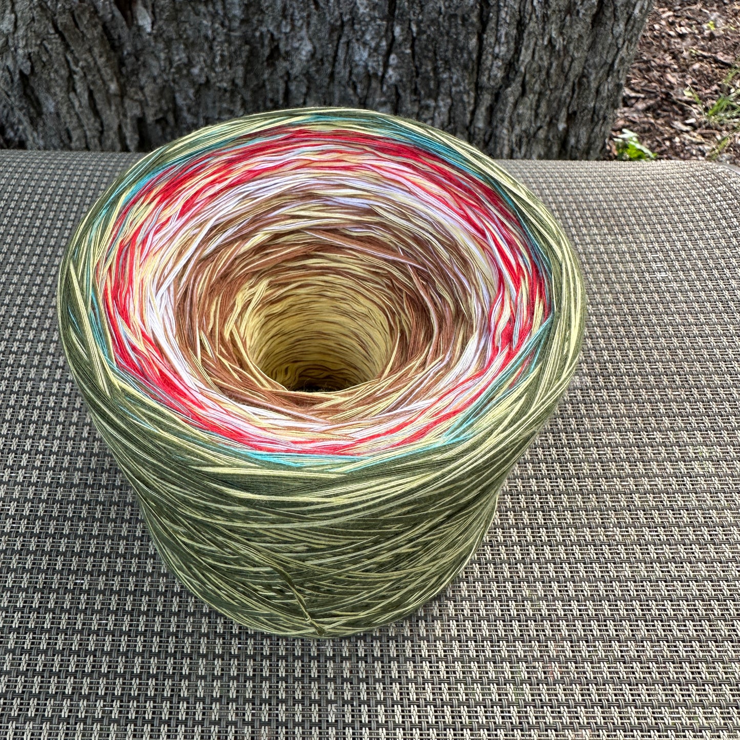 Pineapple Play Mix, Gradient Cotton Natural Fiber Yarn