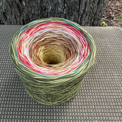 Pineapple Play Mix, Gradient Cotton Natural Fiber Yarn