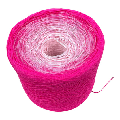 Pink Ombre, Gradient Cotton Natural Fiber Yarn