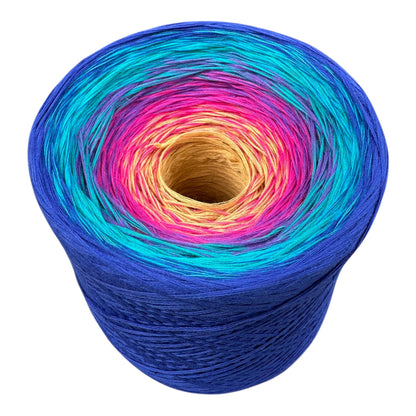 Playful Fleur - de lis, Gradient Cotton Natural Fiber Yarn