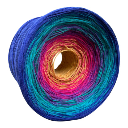 Playful Fleur - de lis, Gradient Cotton Natural Fiber Yarn