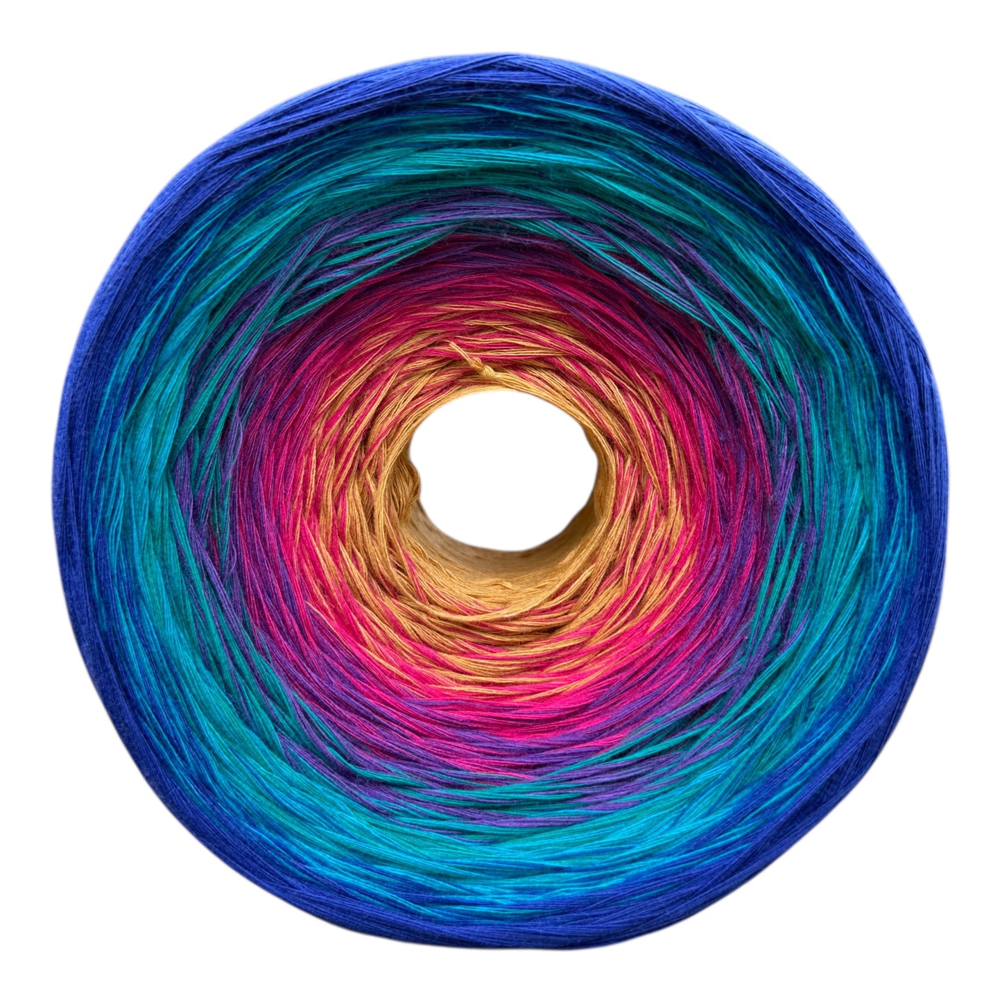 Playful Fleur - de lis, Gradient Cotton Natural Fiber Yarn