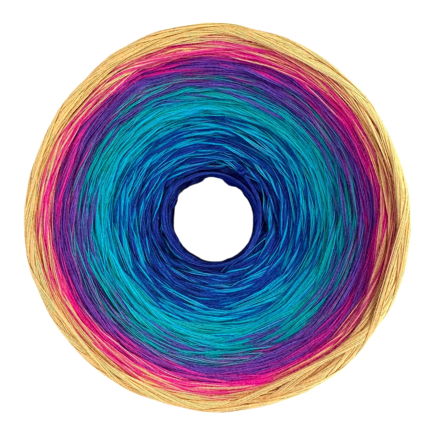 Playful Fleur - de lis, Gradient Cotton Natural Fiber Yarn - Rena'sThreadandCrafts