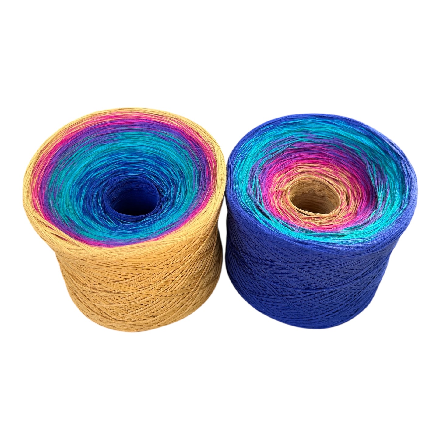 Playful Fleur - de lis, Gradient Cotton Natural Fiber Yarn