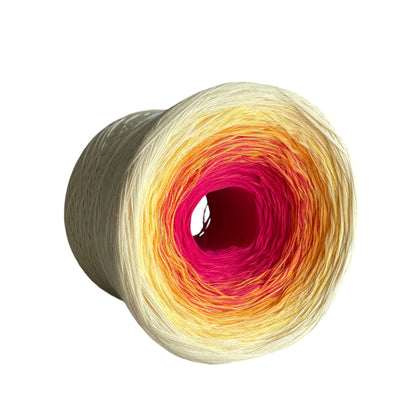 Positive Pink, Gradient Cotton Natural Fiber Yarn-YARN-1400-Light-Renas Thread and Crafts