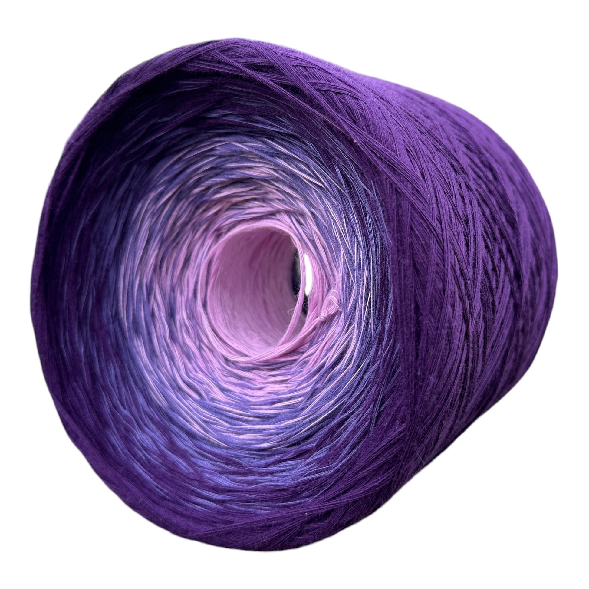 Purple Ombre, Gradient Cotton Natural Fiber Yarn - Rena'sThreadandCrafts