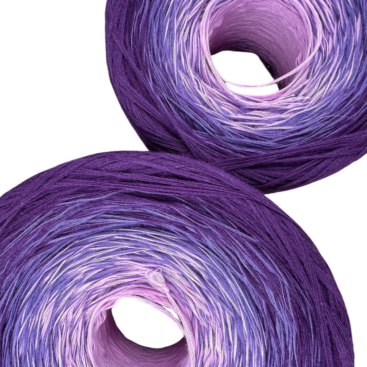 Purple Ombre, Gradient Cotton Natural Fiber Yarn - Rena'sThreadandCrafts