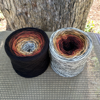 Rare Amber Inspired Gradient Cotton Natural Fiber Yarn - Rena'sThreadandCrafts
