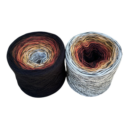 Rare Amber Inspired Gradient Cotton Natural Fiber Yarn - Rena'sThreadandCrafts