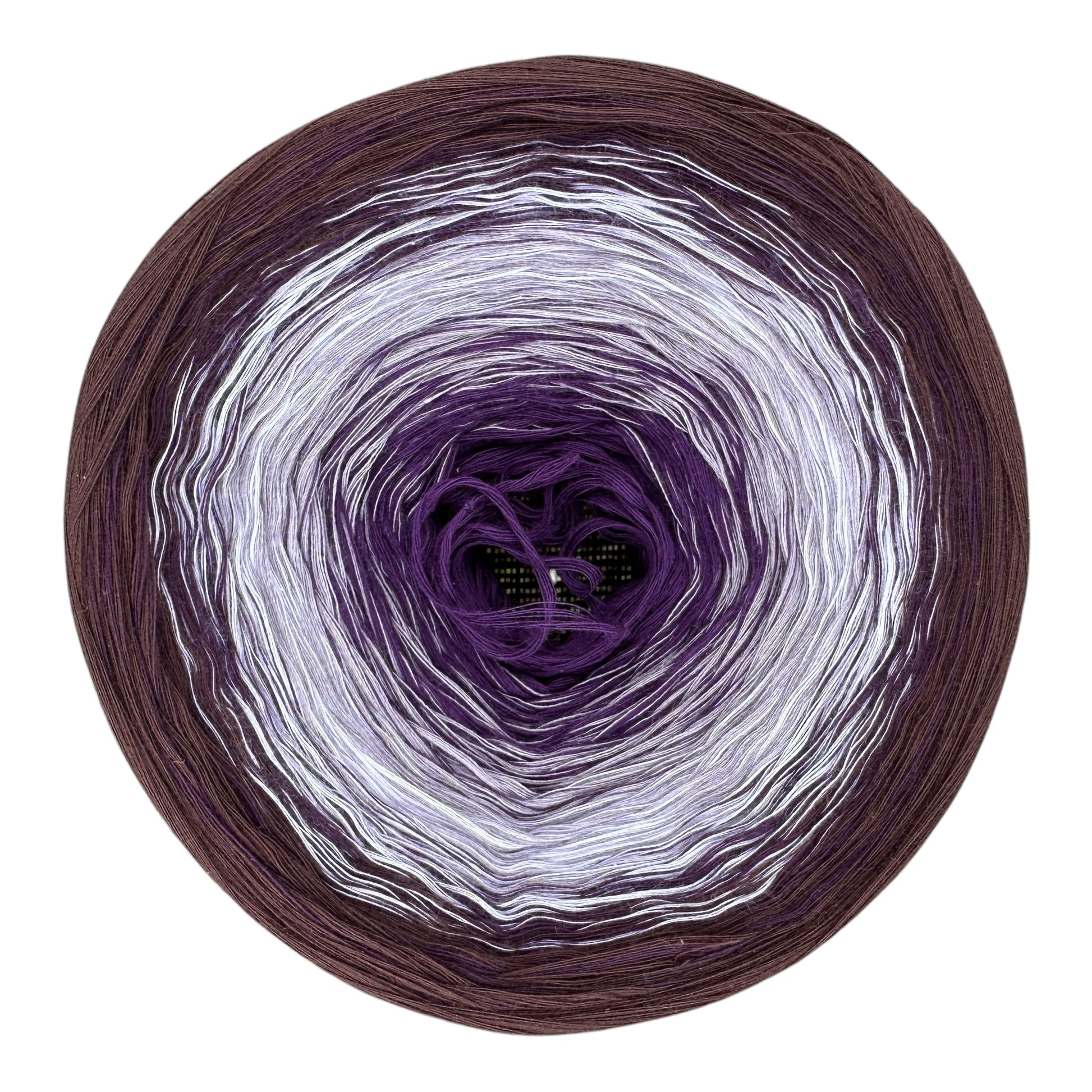 Rich Eggplant, Gradient Cotton Natural Fiber Yarn - Rena'sThreadandCrafts