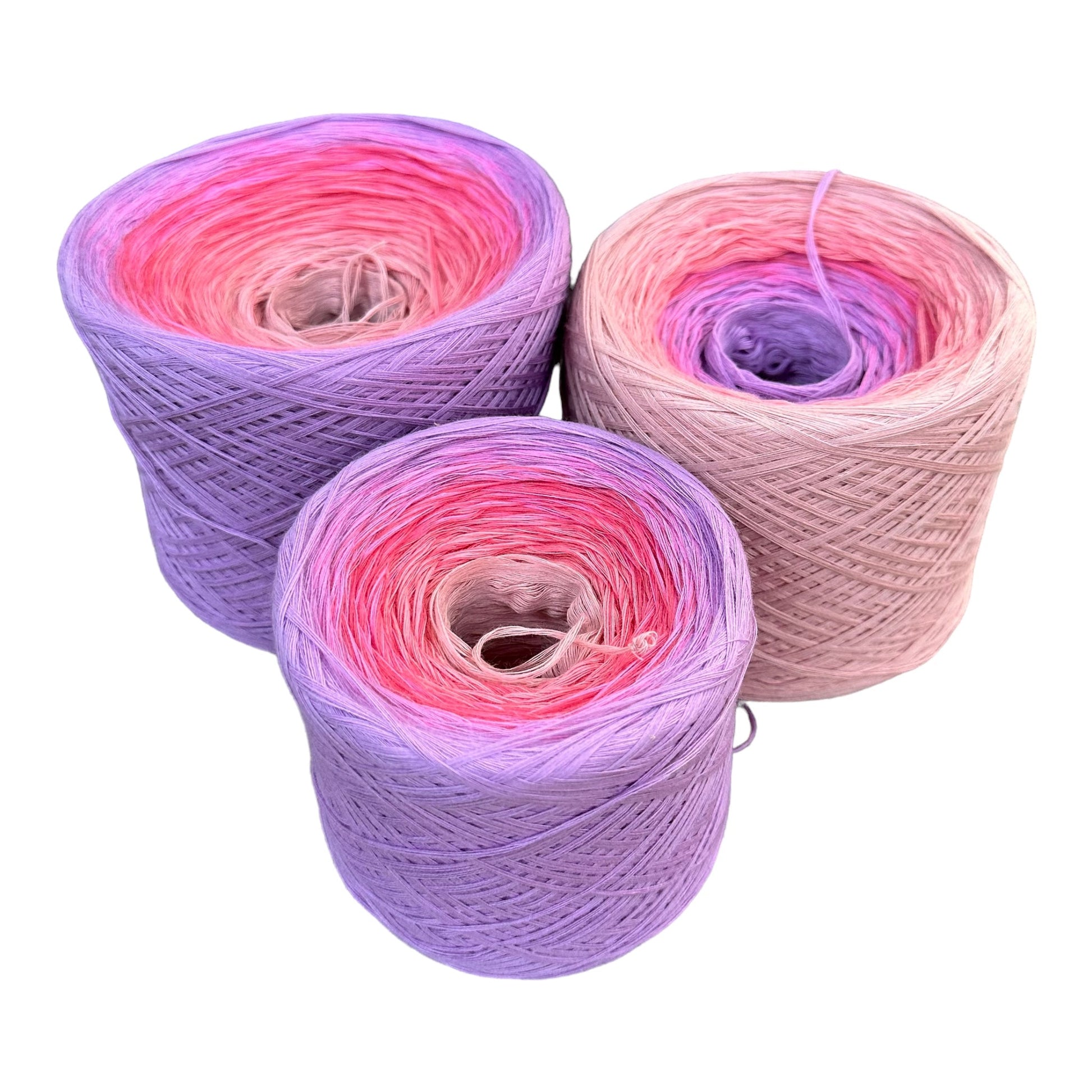 Romantic Blush, Gradient Cotton Natural Fiber Yarn-YARN-Light-800-Renas Thread and Crafts