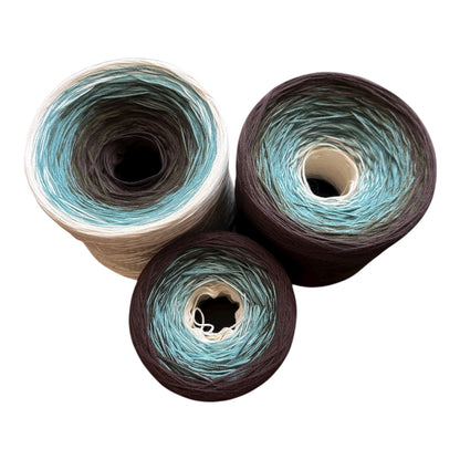 Root to Rise, Gradient Cotton Natural Fiber Yarn - Rena'sThreadandCrafts