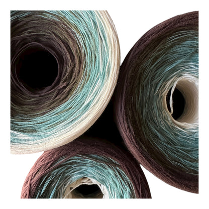 Root to Rise, Gradient Cotton Natural Fiber Yarn - Rena'sThreadandCrafts