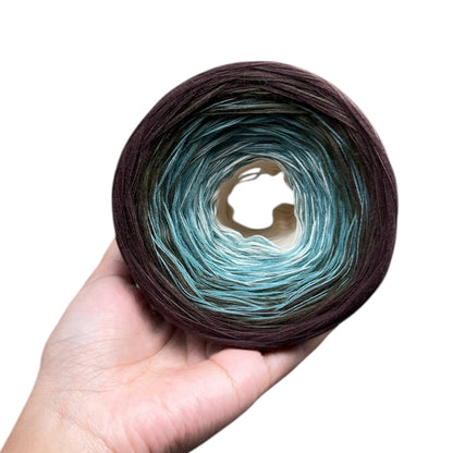 Root to Rise, Gradient Cotton Natural Fiber Yarn - Rena'sThreadandCrafts