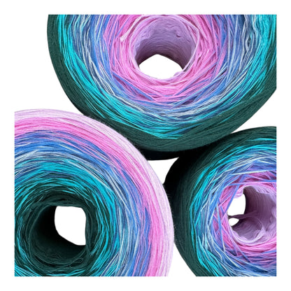 Sakura Dream, Gradient Cotton Natural Fiber Yarn