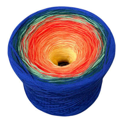 Sea Friends Home, Gradient Cotton Natural Fiber Yarn
