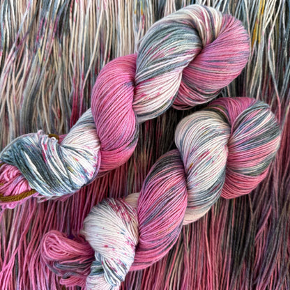 Smashed Berries, Hand Dyed Cotton Natural Fiber Yarn-YARN-RenasThreadandCrafts-RenasThreadandCrafts