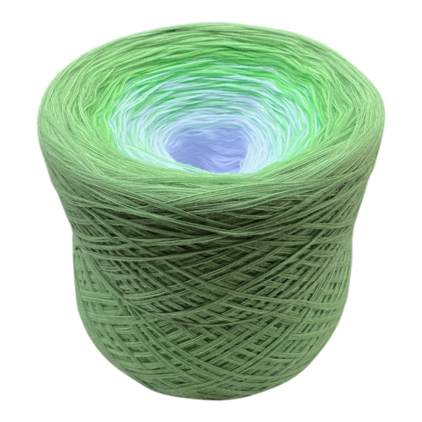 Snow Drop, January Birth Flower, Gradient Cotton Natural Fiber Yarn