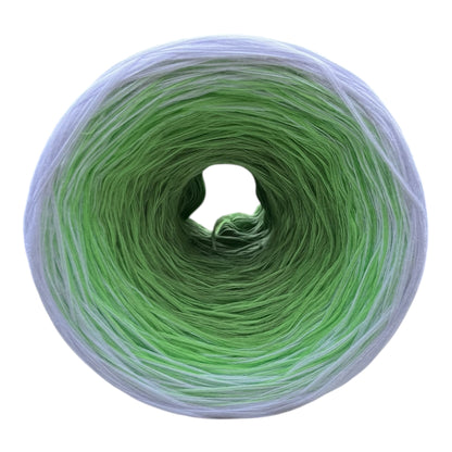 Snow Drop, January Birth Flower, Gradient Cotton Natural Fiber Yarn