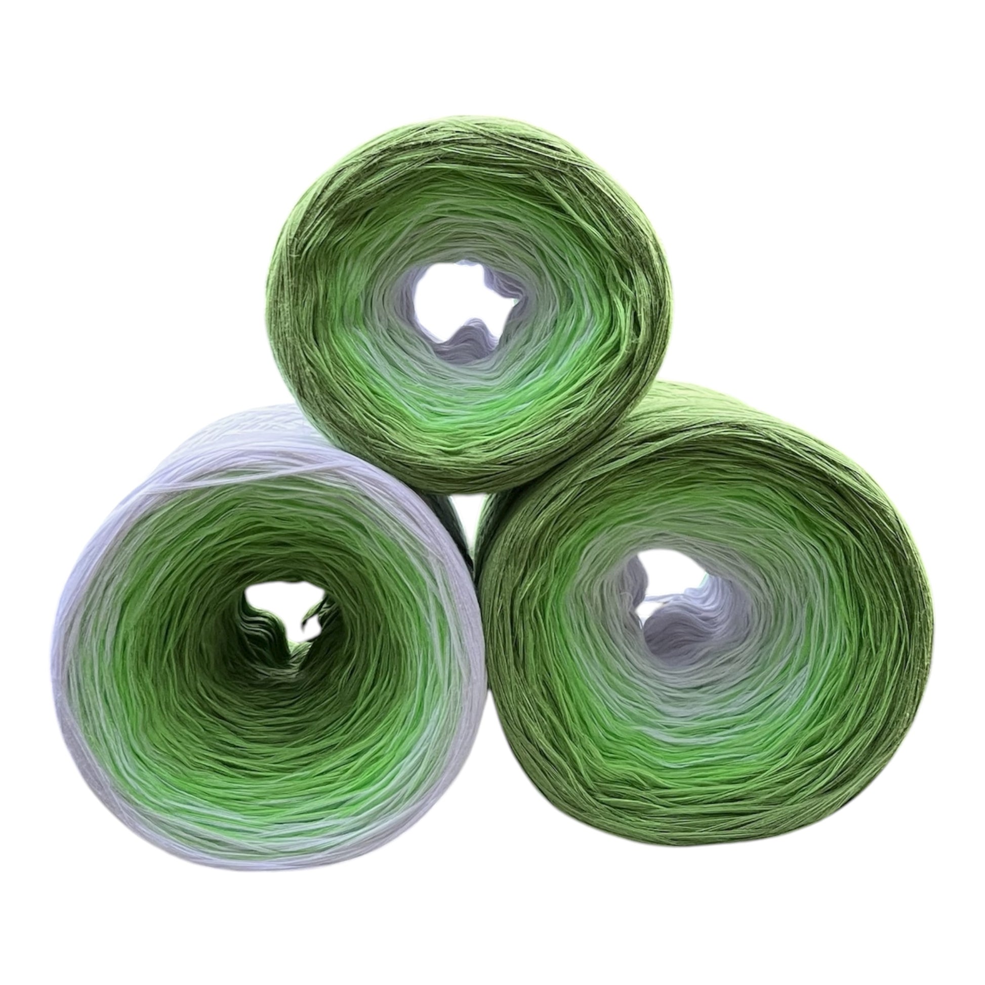 Snow Drop, January Birth Flower, Gradient Cotton Natural Fiber Yarn - Rena'sThreadandCrafts