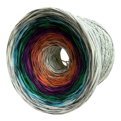 Stained Glass V1 Inspired Gradient Cotton Natural Fiber Yarn