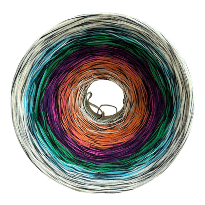 Stained Glass V1 Inspired Gradient Cotton Natural Fiber Yarn