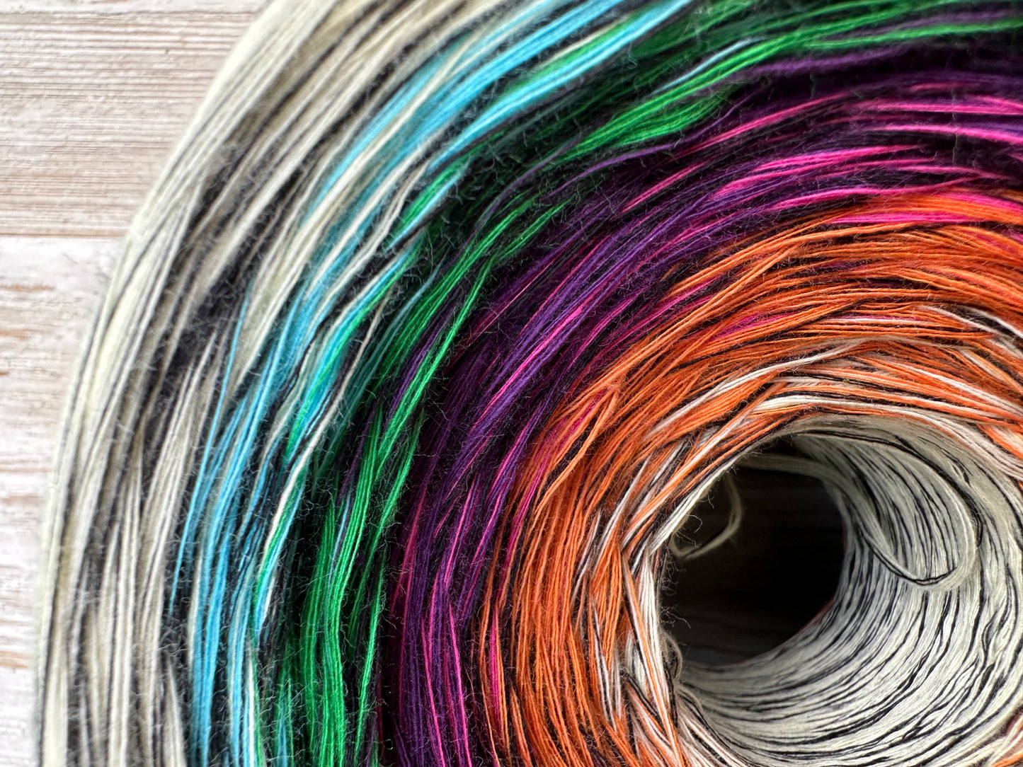 Stained Glass V1 Inspired Gradient Cotton Natural Fiber Yarn