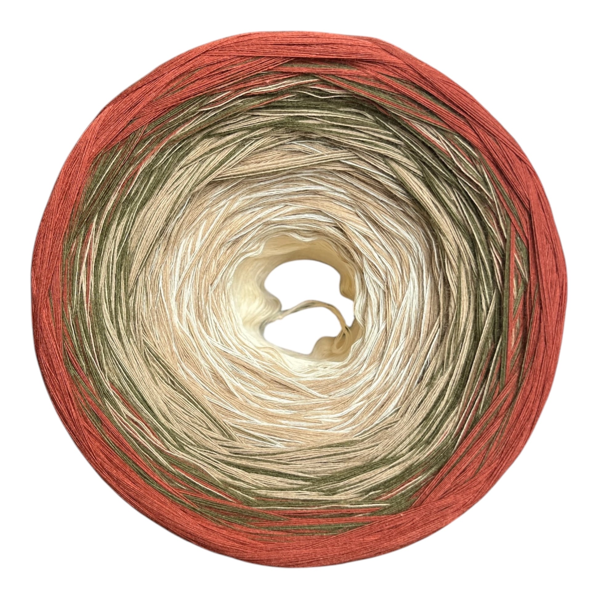 Stay Grounded, Gradient Cotton Natural Fiber Yarn - Rena'sThreadandCrafts