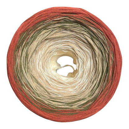 Stay Grounded, Gradient Cotton Natural Fiber Yarn - Rena'sThreadandCrafts