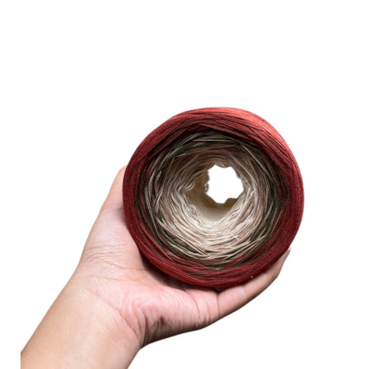 Stay Grounded, Gradient Cotton Natural Fiber Yarn - Rena'sThreadandCrafts