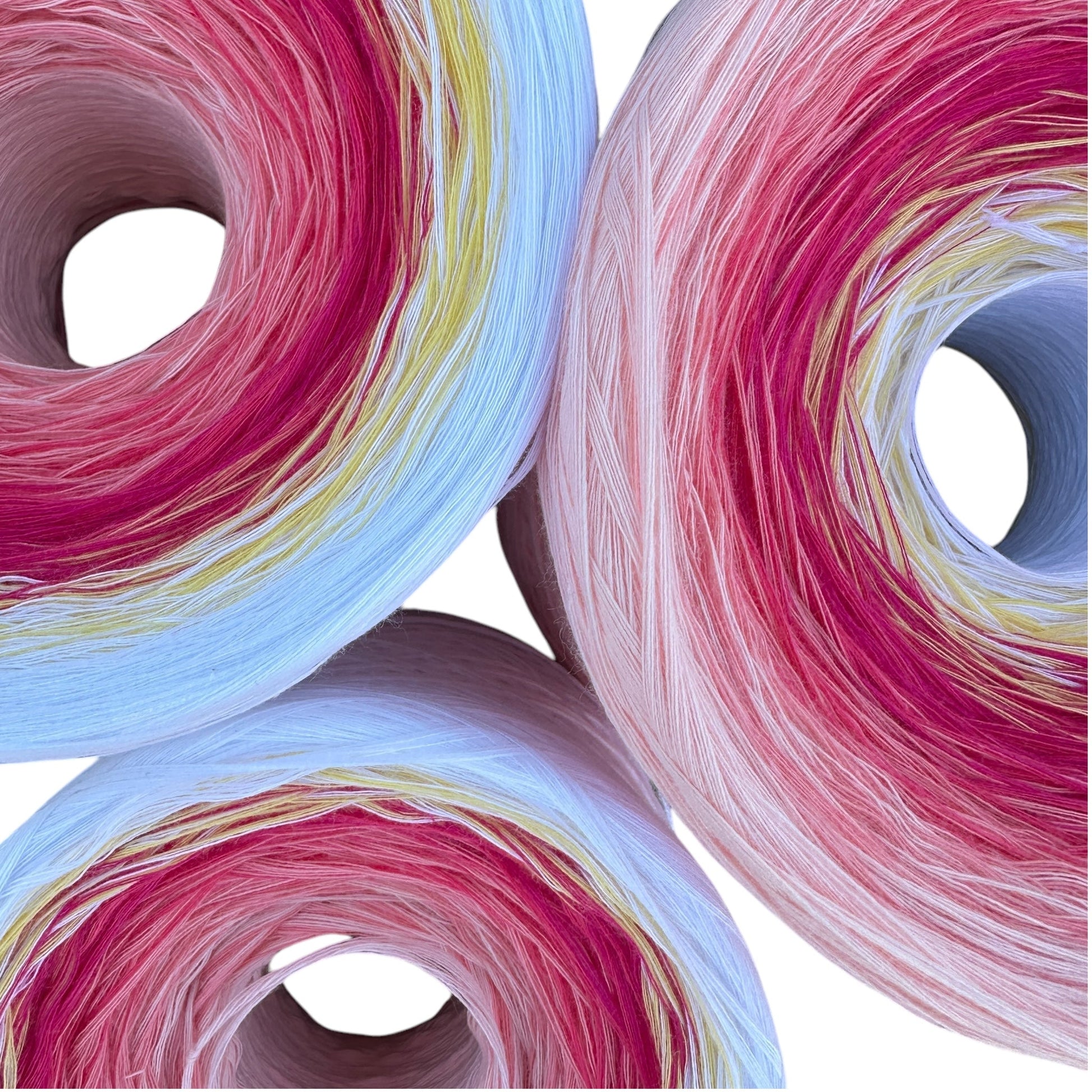 Summer Time, Gradient Cotton Natural Fiber Yarn - Rena'sThreadandCrafts