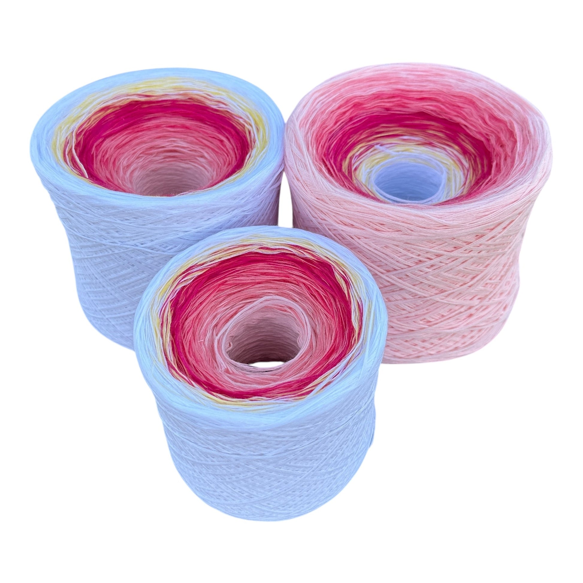 Summer Time, Gradient Cotton Natural Fiber Yarn - Rena'sThreadandCrafts