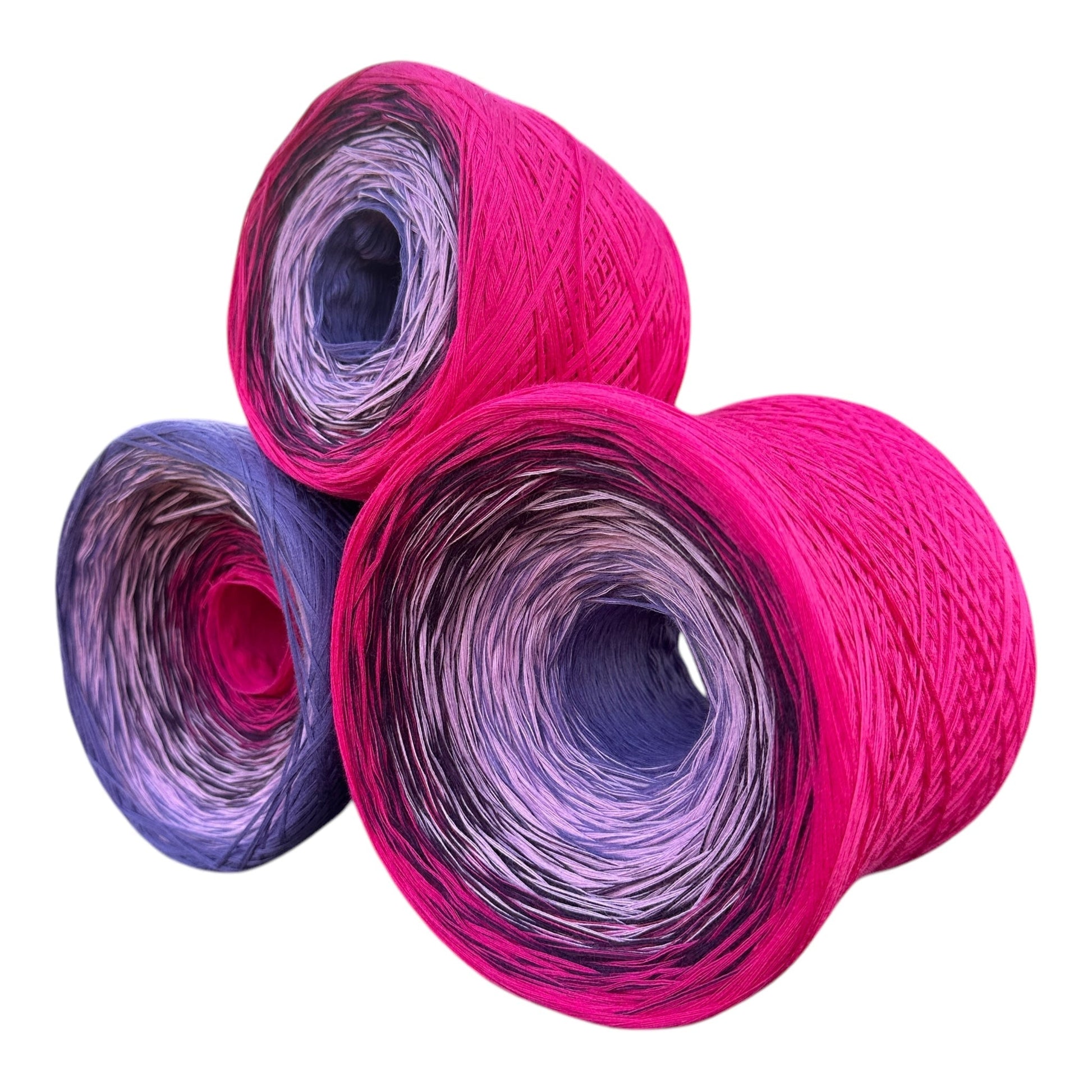 ,Gradient Cotton Natural Fiber Yarn - Rena'sThreadandCrafts