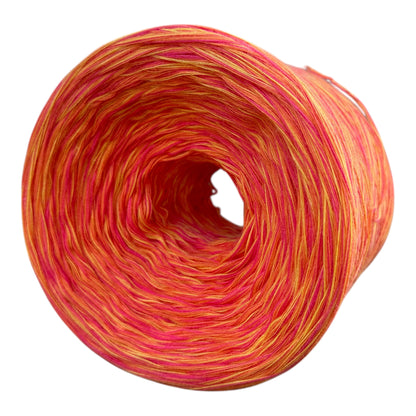 Tahitian Punch , Variegated Cotton Natural Fiber Yarn