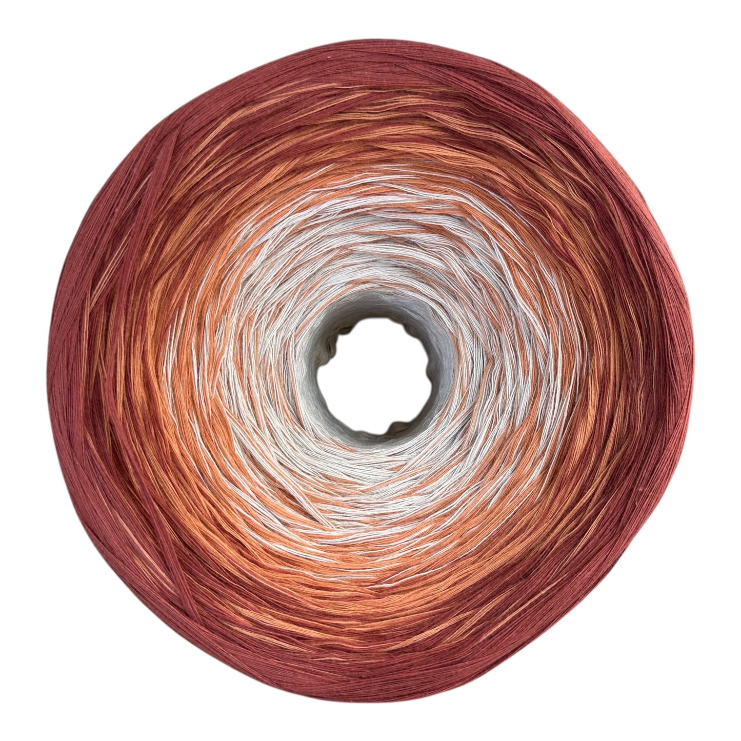 Terracotta, 12ply cotton, Ombre Cotton Natural Fiber Yarn - Rena'sThreadandCrafts