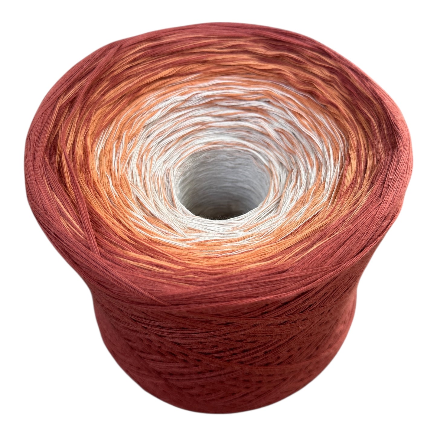 Terracotta, 12ply cotton, Ombre Cotton Natural Fiber Yarn - Rena'sThreadandCrafts