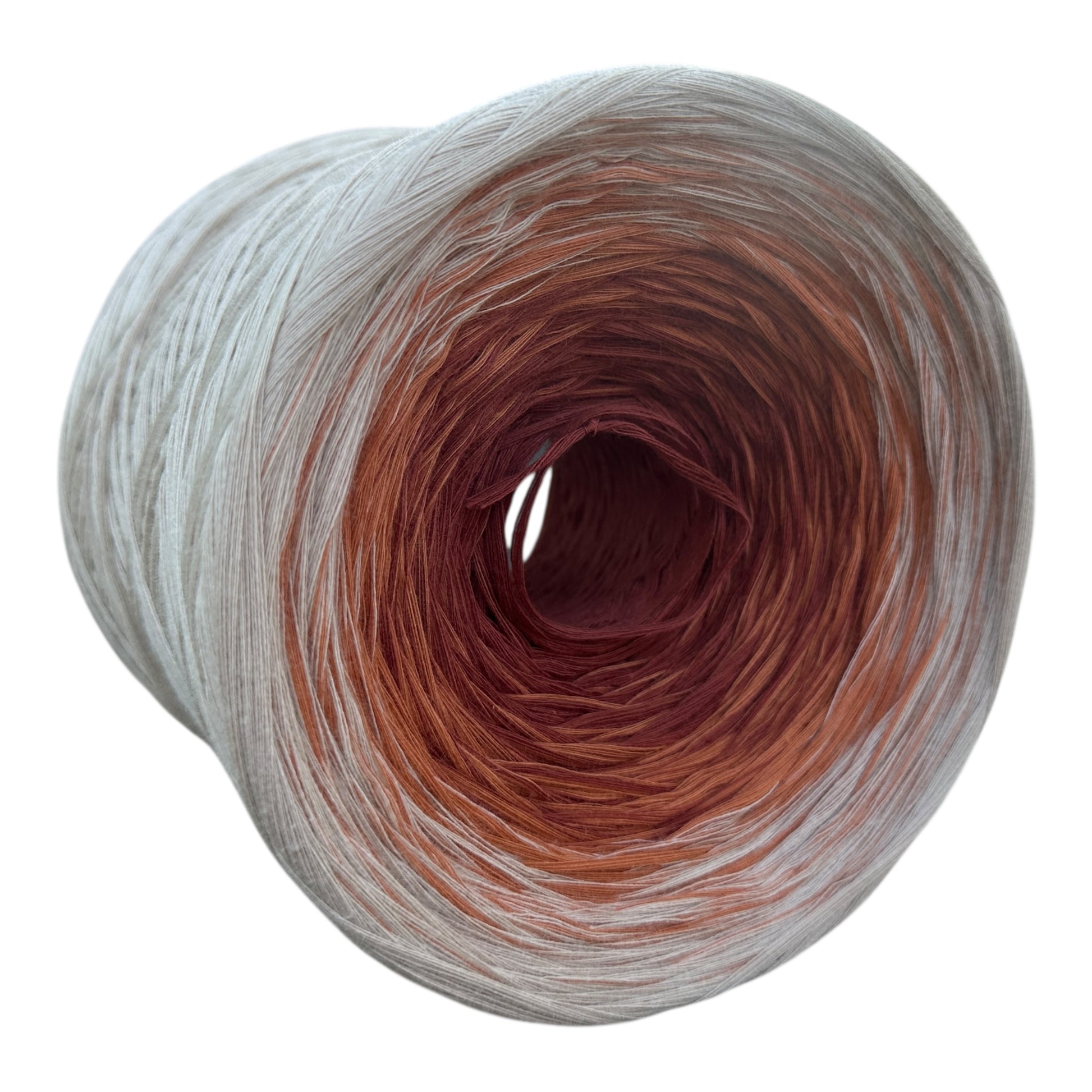Terracotta, 12ply cotton, Ombre Cotton Natural Fiber Yarn - Rena'sThreadandCrafts
