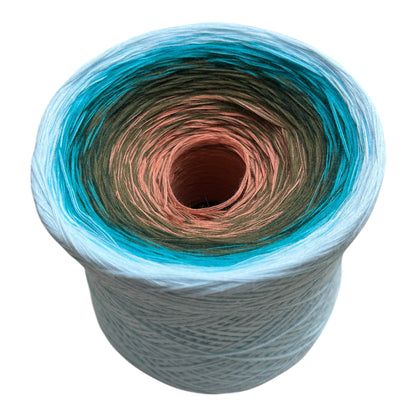 The Hills are Alive, Gradient Cotton Natural Fiber Yarn