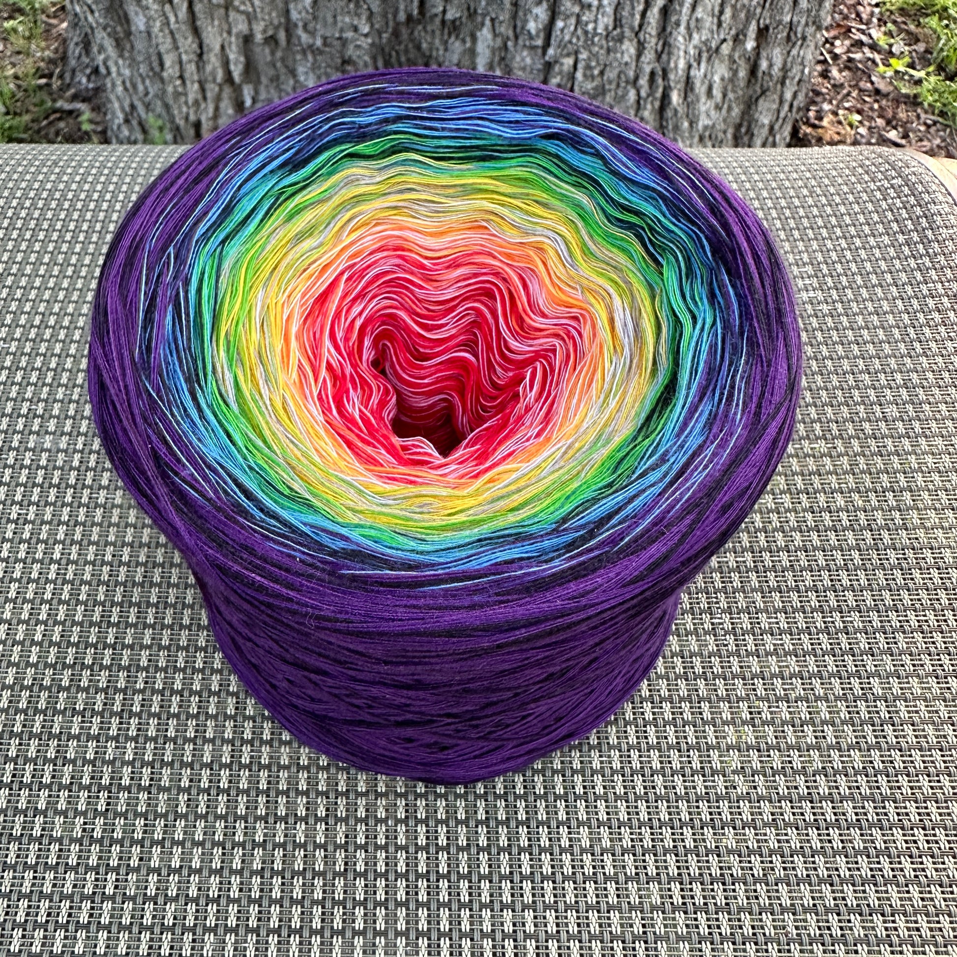 Thryss Rainbow, Gradient Cotton Natural Fiber Yarn
