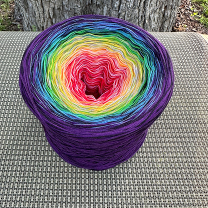 Thryss Rainbow, Gradient Cotton Natural Fiber Yarn